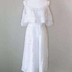 NWOT - To the Max White Cold Shoulder Dress - Sz 8